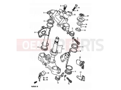SUZUKI TS250X J (1988) 43 - STEERING STEM (MODEL G/H/J/K)