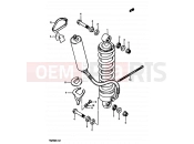 SUZUKI TS250X J (1988) 60 - REAR SHOCK ABSORBER (MODEL E/G/H/J)