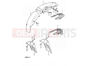 SUZUKI TS50ERKD X (1999) 66 - REAR FENDER