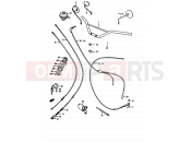 SUZUKI TS50ERKD Z (1982) 58 - HANDLEBAR - CONTROL CABLE