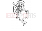 SUZUKI TS50ERKDB Z (1982) 55 - FRONT WHEEL