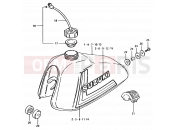 SUZUKI TS50ERP T (1996) 26 - FUEL TANK