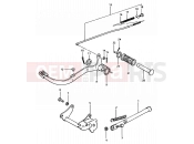 SUZUKI TS50ERP T (1996) 25 - STAND - REAR BRAKE