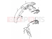 SUZUKI TS50ERP T (1996) 41 - REAR FENDER