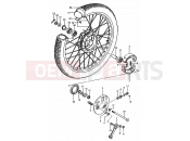 SUZUKI TS50ERP T (1996) 34 - FRONT WHEEL (TS50ERPT)