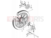 SUZUKI TS50ERP T (1996) 43 - REAR WHEEL
