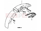 SUZUKI TS50ERPD N (1992) 36 - REAR FENDER