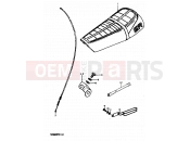 SUZUKI TS50ERPD N (1992) 41 - SEAT - METER CABLE GUIDE