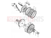 SUZUKI TS50ERPD T (1996) 9 - CLUTCH