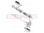 SUZUKI TS50ERPD T (1996) 44 - PEDAL CRANK