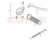 SUZUKI TS50ERPD T (1996) 38 - RIGHT HANDLE SWITCH
