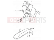 SUZUKI TS50ERPD T (1996) 33 - HEADLAMP HOUSING - FRONT FENDER