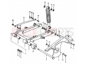 SUZUKI TS50ERPD T (1996) 40 - REAR SWINGING ARM
