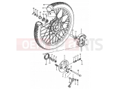 SUZUKI TS50ERPD T (1996) 35 - FRONT WHEEL (TS50ERPT E25)