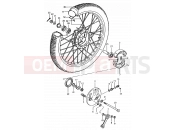 SUZUKI TS50ERPD T (1996) 36 - FRONT WHEEL (TS50ERPDT)