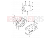 SUZUKI TS50XA M (1991) 3 - CRANKCASE COVER