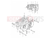 SUZUKI TS50XA R (1994) 2 - CRANKCASE