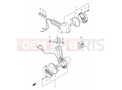 SUZUKI TS50XA R (1994) 16A - TURN SIGNAL LAMP (MODEL R)