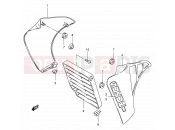 SUZUKI TS50XA R (1994) 27 - FRAME FRONT COVER