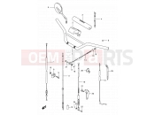 SUZUKI TS50XA R (1994) 33 - HANDELBAR - CONTROL CABLE