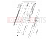 SUZUKI TS50XK G (1986) 31 - FRONT DAMPER