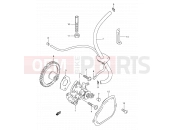 SUZUKI TS50XK H (1987) 8 - OIL PUMP
