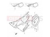 SUZUKI TS50XK J (1988) 29 - FRAME COVER (MODEL E/G/H/J)