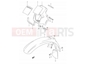 SUZUKI TS50XK J (1988) 33 - HEADLAMP HOUSING (MODEL E/G/H/J)