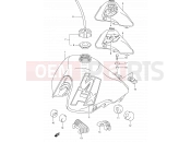 SUZUKI TS50XK M (1991) 24A - FUEL TANK (MODEL J/M/R)