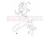 SUZUKI TS50XK M (1991) 33A - HEADLAMP HOUSING (MODEL M)