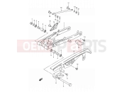 SUZUKI TS50XK M (1991) 38B - REAR SWINGING ARM (MODEL M/R E22)