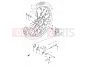 SUZUKI TS50XK R (1994) 34 - FRONT WHEEL