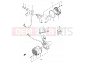 SUZUKI TS50W E (1984) 20 - TURN SIGNAL LAMP