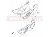 SUZUKI TS50W G (1986) 30 - FRAME COVER (MODEL F/G)