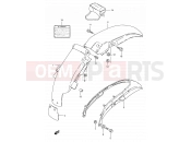 SUZUKI TS50W P (1993) 39 - REAR FENDER