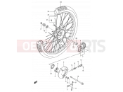SUZUKI TS50W P (1993) 44 - FRONT WHEEL