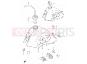 SUZUKI TS50W S (1995) 26A - FUEL TANK (MODEL P/S)