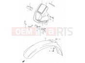 SUZUKI TS50W S (1995) 35 - HEADLAMP HOUSING (MODEL G/P/S)