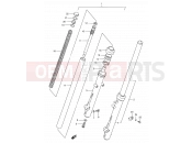 SUZUKI TS50W S (1995) 42A - FRONT DAMPER (MODEL P/S)