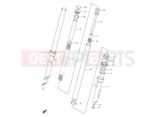 SUZUKI TU250X V (1997) 41 - FRONT DAMPER (MODEL V/W/X)