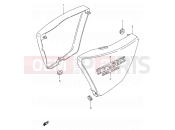 SUZUKI TU250X W (1998) 32 - FRAME COVER (MODEL V/W)