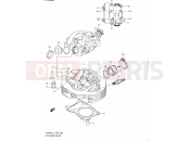 SUZUKI TU250X L1 (2011) (E03,E33) 2 - CYLINDER HEAD