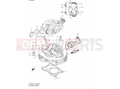 SUZUKI TU250X L1 (2011) (E28) 2 - CYLINDER HEAD