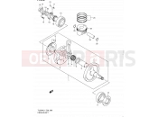 SUZUKI TU250X L1 (2011) (E28) 6 - CRANKSHAFT