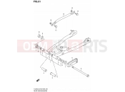 SUZUKI TU250X L2 (2012) (E03,E28,E33) 51 - REAR SWINGINGARM