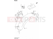 SUZUKI TU250X L2 (2012) (E24) 40 - REAR FENDER