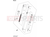 SUZUKI TU250X L2 (2012) (E24) 44 - FRONT DAMPER