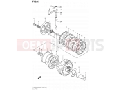 SUZUKI TU250X L3 (2013) (E03,E28,E33) 17 - CLUTCH