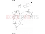 SUZUKI TU250X L3 (2013) (E03,E28,E33) 49 - REAR FENDER (TU250XL3 E28)