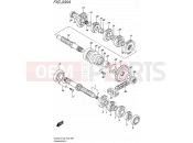 SUZUKI TU250X L5 (2015) (E03,E28,E33) 206A - TRANSMISSION